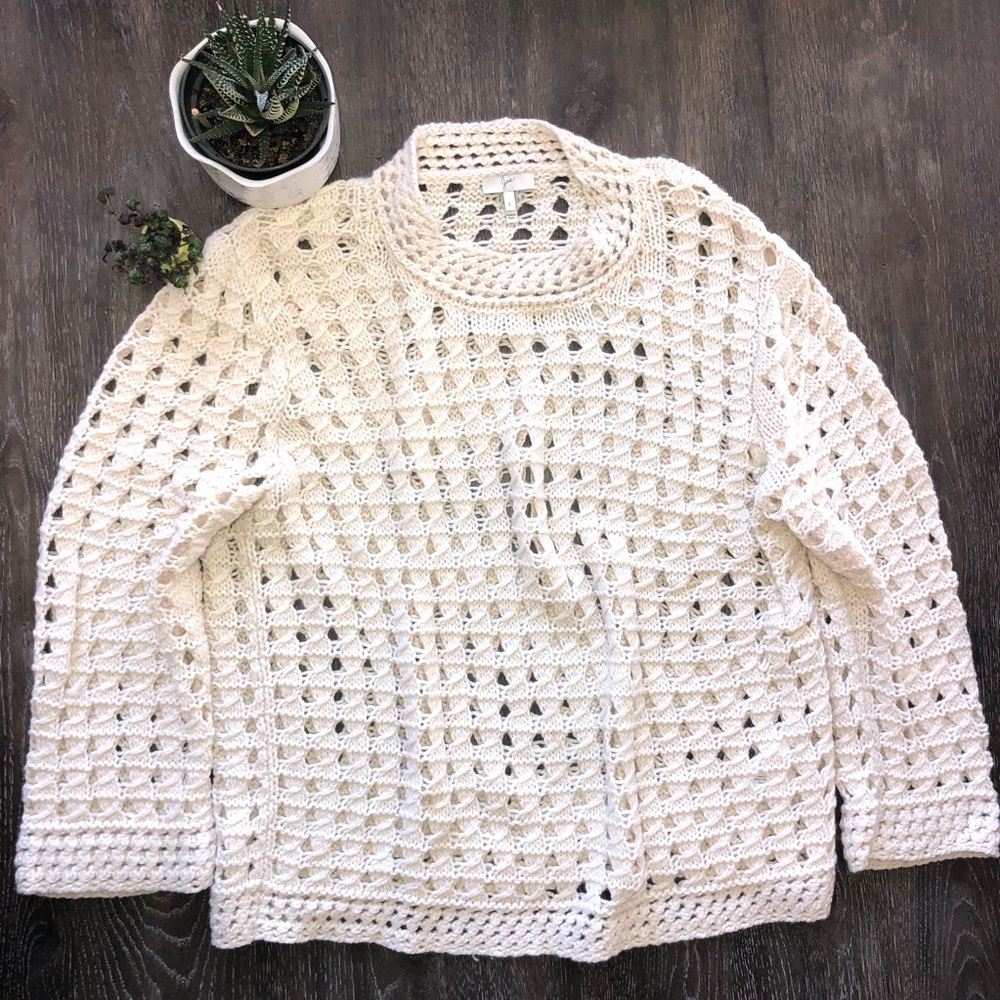 Joie Macha Open Knit Sweater
